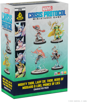 Marvel: Crisis Protocol - Mighty Thor, Lady Sif, Thor, Hero of Midgard &amp; Loki, Prince of Lies
