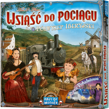 Wsiąść do Pociągu: Kolekcja Map 8 - Półwysep Iberyjski i Korea Południowa